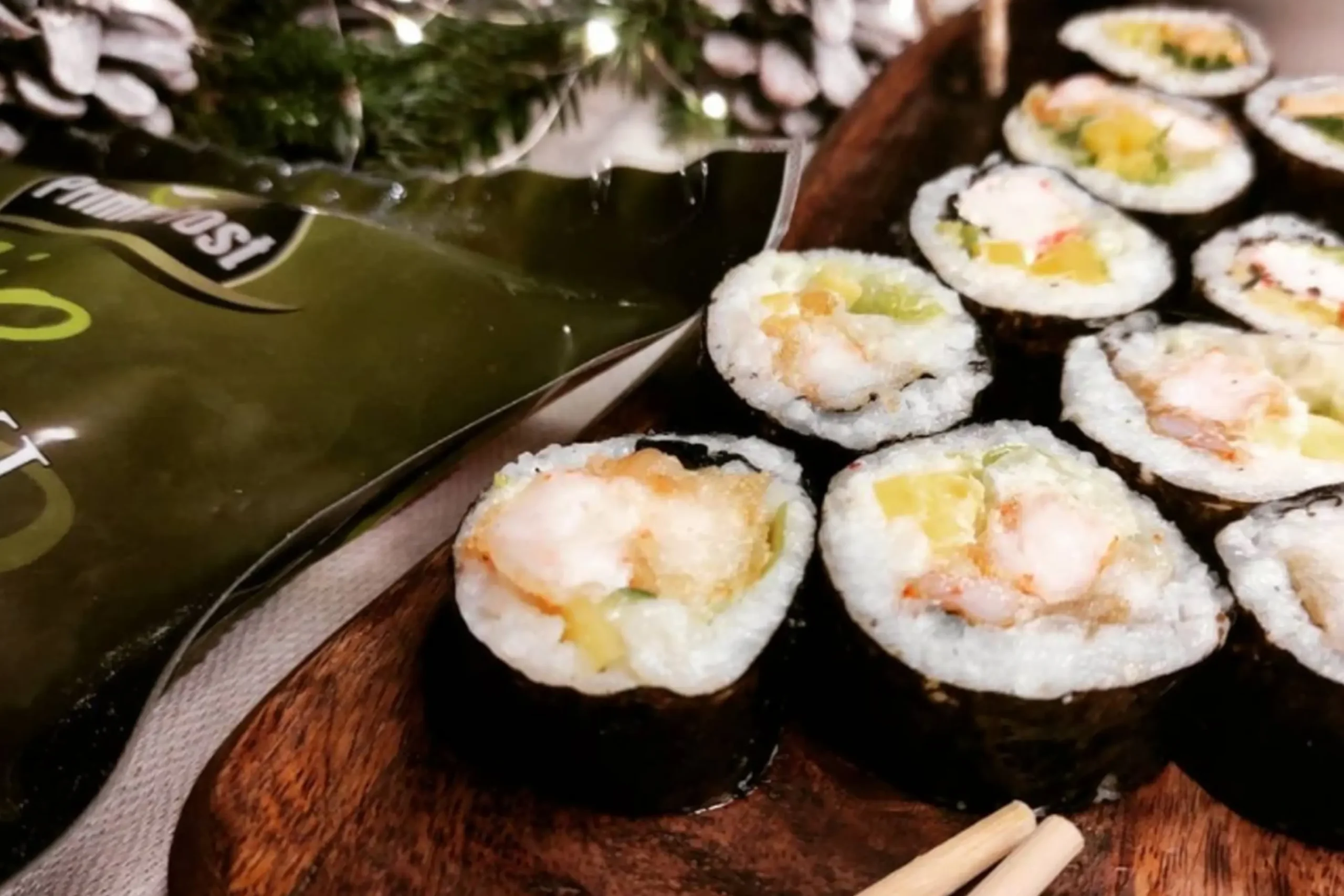 sushi z krewetkami koktajlowymi - Co można zrobić z krewetek koktajlowych